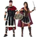 Costume couple gladiateur